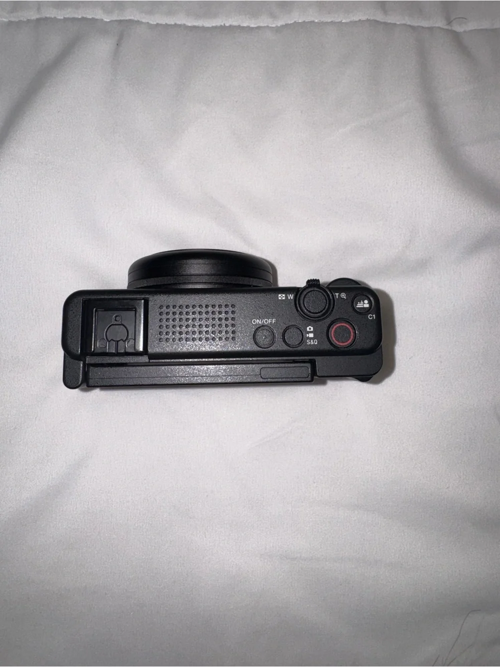 Sony ZV-1F Black Compact Camera with Lens Cap